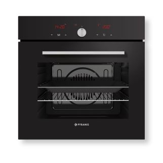 Готварска фурна PYRAMIS 60АП 2240 central black за вграждане