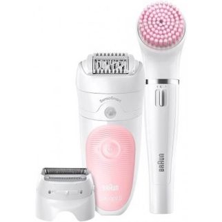 Епилатор BRAUN SE 5885BS с четка за лице