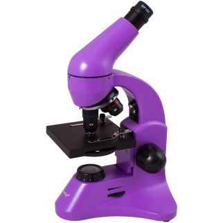 Микроскоп LEVENHUK Rainbow 50L PLUS Amethyst