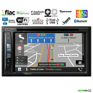 Навигация за автомобил Pioneer AVIC-Z630BT WiFi Mirroring, Apple CarPlay, Bluetooth