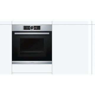 Микровълнова фурна за вграждане BOSCH HNG6764S1, на пара