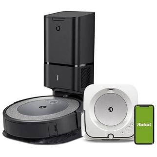 Прахосмукачка IROBOT Roomba i3+ (3558)+подочистачка Braava jet m6