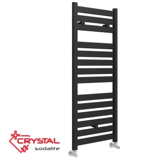 Лира за баня Crystal SODALITE STRAIGHT BLACK MATT, 488 W